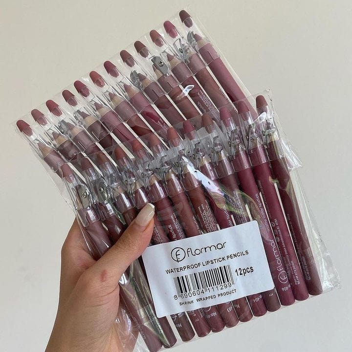 Flormar Nude Jumbo lip Pencil 12pcs Pack JZCosmetics.com