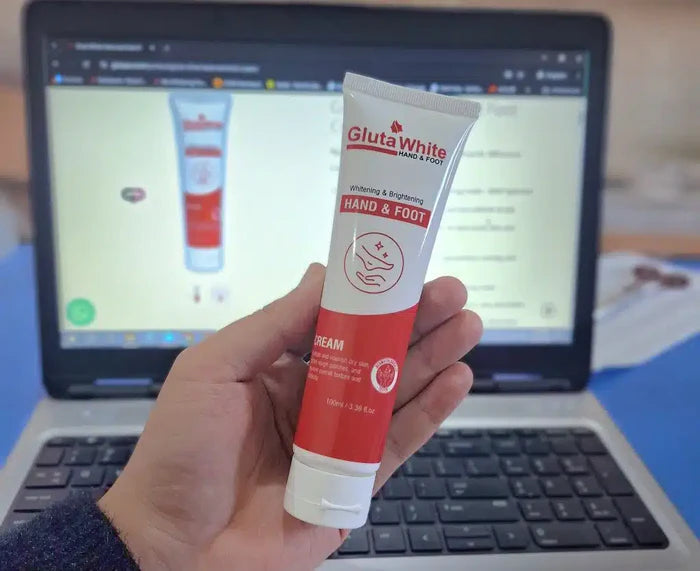 Gluta White Hand and Foot Whitening Cream JZCosmetics.com