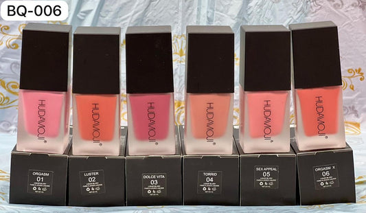 Hudamoji Liquid Blush Set 6pcs JZCosmetics.com
