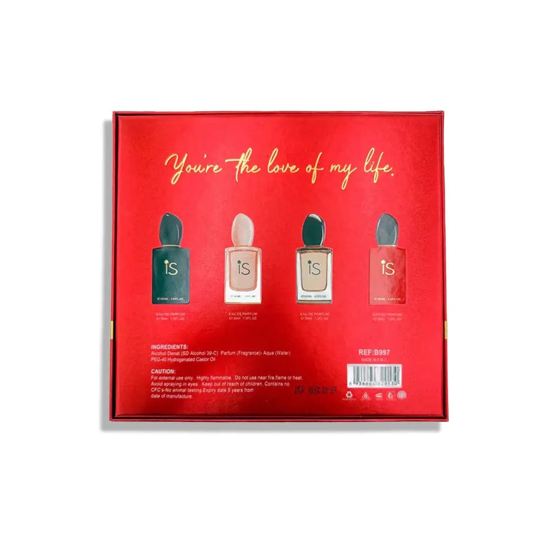 SI Perfume Gift Set 30ml × 4 – Premium Fragrance Collection JZCosmetics.com