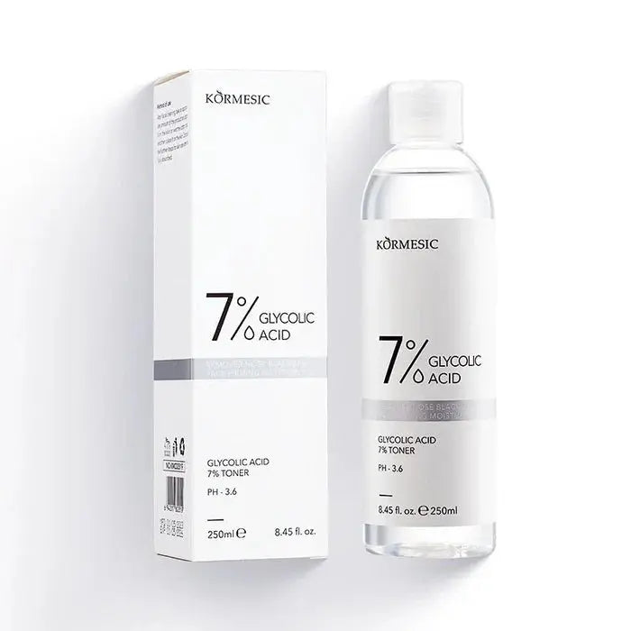 KORMESIC 7% Glycolic Acid Blackhead Remover Face Firming Moisturizing Toner - 250ml JZ Cosmetics
