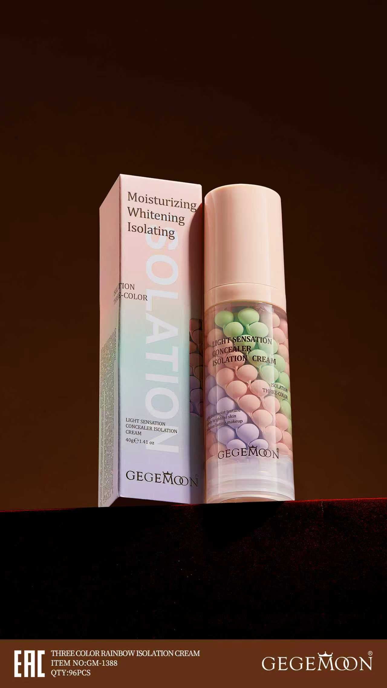 GegeMoon Moisturizing Whitening Isolation Primer – Hydrating, Brightening Base for Smooth & Flawless Makeup