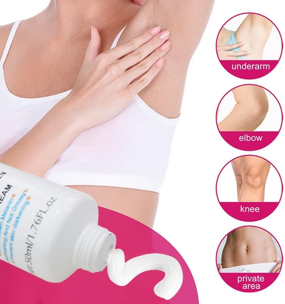 Kojic Acid Collagen Underarm Whitening Cream | Brightening, Smoothing & Dark Spot Removal JZ Cosmetics