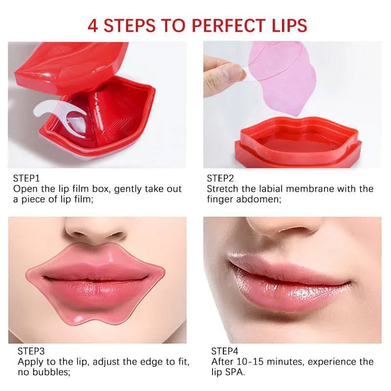Gegemoon Cherry Collagen Lip Mask 20pcs JZ Cosmetics