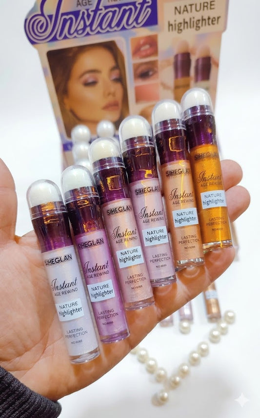 SIHEGLAN 6pcs Highlighter Set – Multi-Shade Glow Face & Body Shimmer Kit JZCosmetics.com