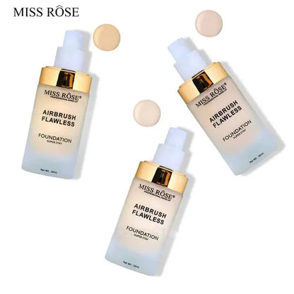 Miss Rose Airbrush Flawless Foundation – Smooth Full Coverage Makeup