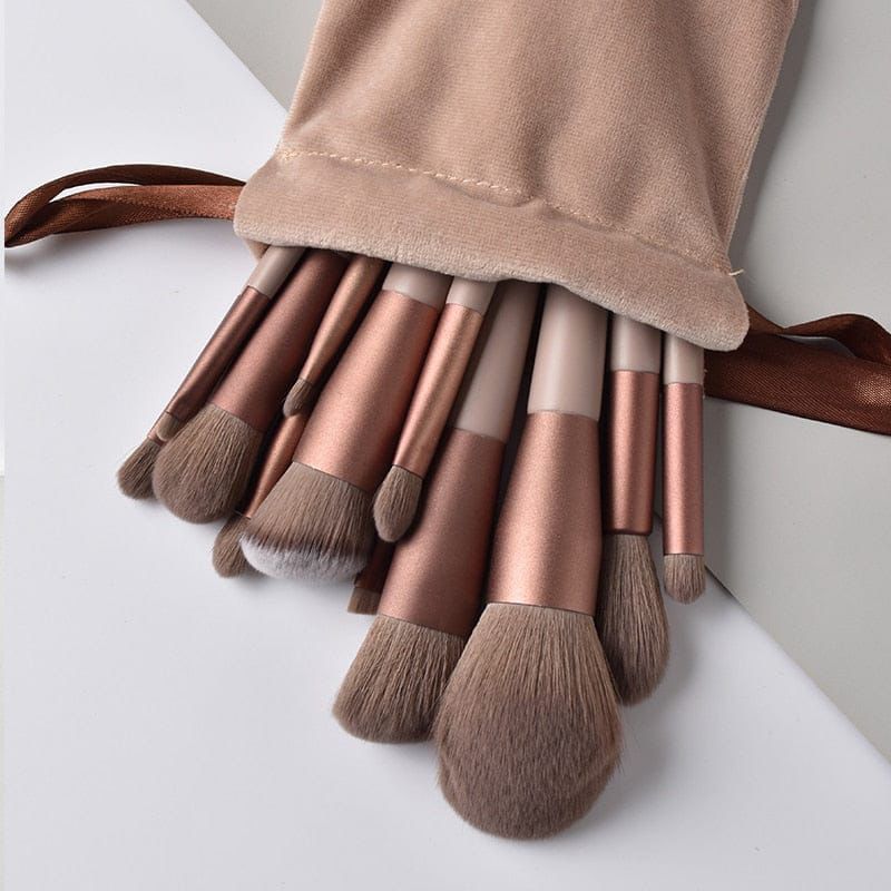13 Pcs Makeup Brush Set JZCosmetics.com