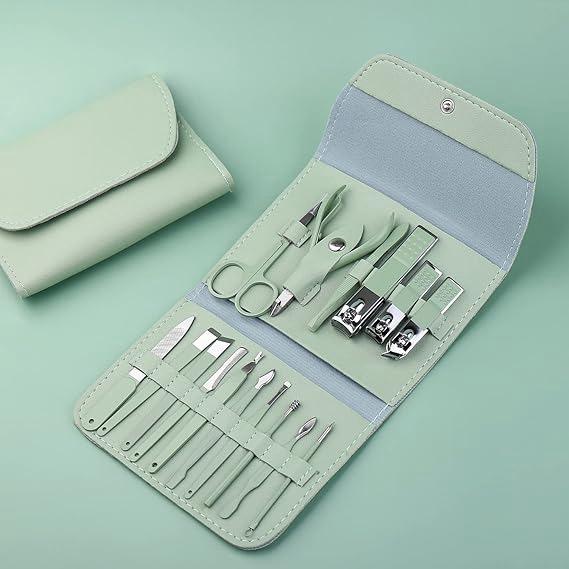 16pcs Nail Cutter Set – Professional Manicure & Pedicure Kit JZCosmetics.com