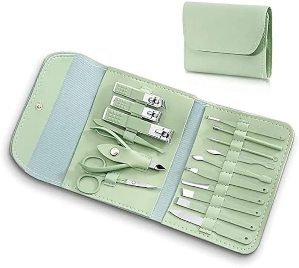 16pcs Nail Cutter Set – Professional Manicure & Pedicure Kit JZCosmetics.com