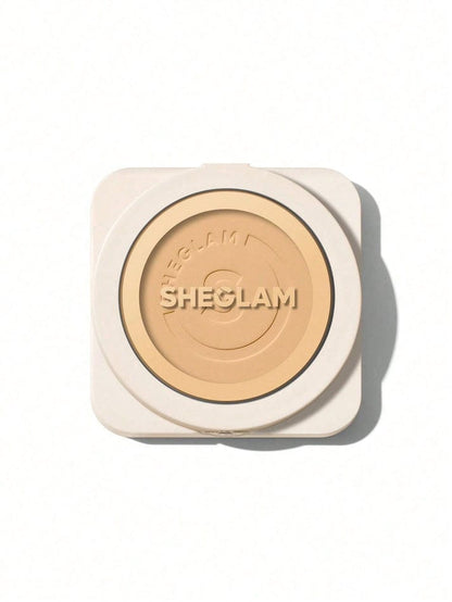 SHEGLAM Skin-Focus Full Coverage Powder Foundation | Smooth Matte Finish | Long-Lasting Oil Control Compact | 6 Shades Available JZCosmetics.com