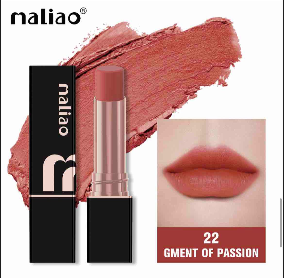 Maliao Super Non-Transfer Lipstick / Available in 24 Shades JZCosmetics.com