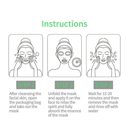 BIOAQUA Pack of 15 Moisturizing Facial Face Sheet Mask & Hydrating, Moisturizing, Skin Care 11 Sheet Mask 4 peel of mask JZ Cosmetics