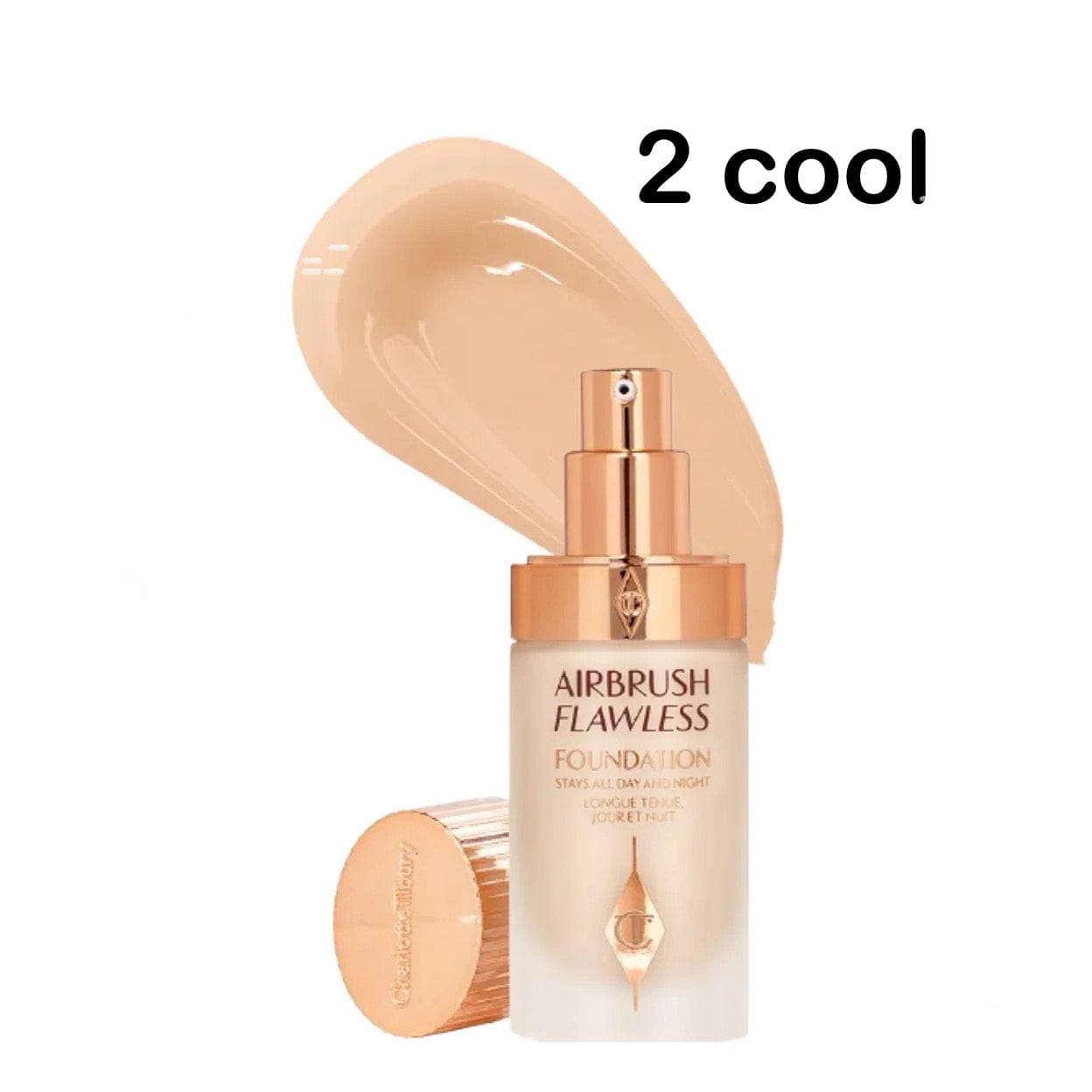 Charlotte Tilbury Airbrush Flawless Longwear Foundation 30ml – Full Coverage, Poreless Finish & 16H Wear JZCosmetics.com