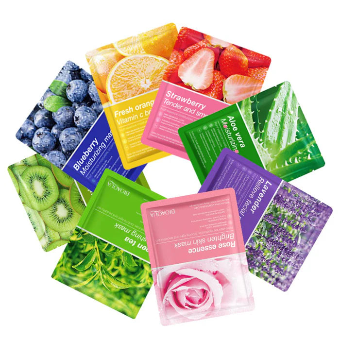Pack Of 15Pcs Random Moisturizing , Glowing , Anti Aging Deep Repair Sheet Masks 1x15 JZ Cosmetics