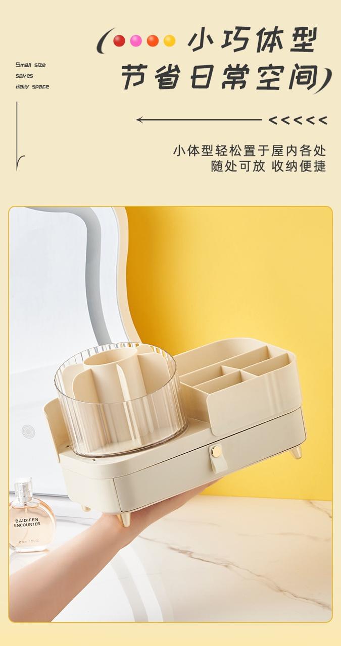360° Rotating Cosmetics Organizer JZCosmetics.com