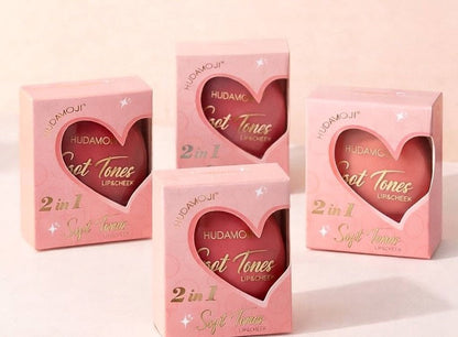Huda Moji 4pcs Lip & Cheek Sticks | Multi-Use Creamy Tint | Smooth Blendable Formula JZCosmetics.com