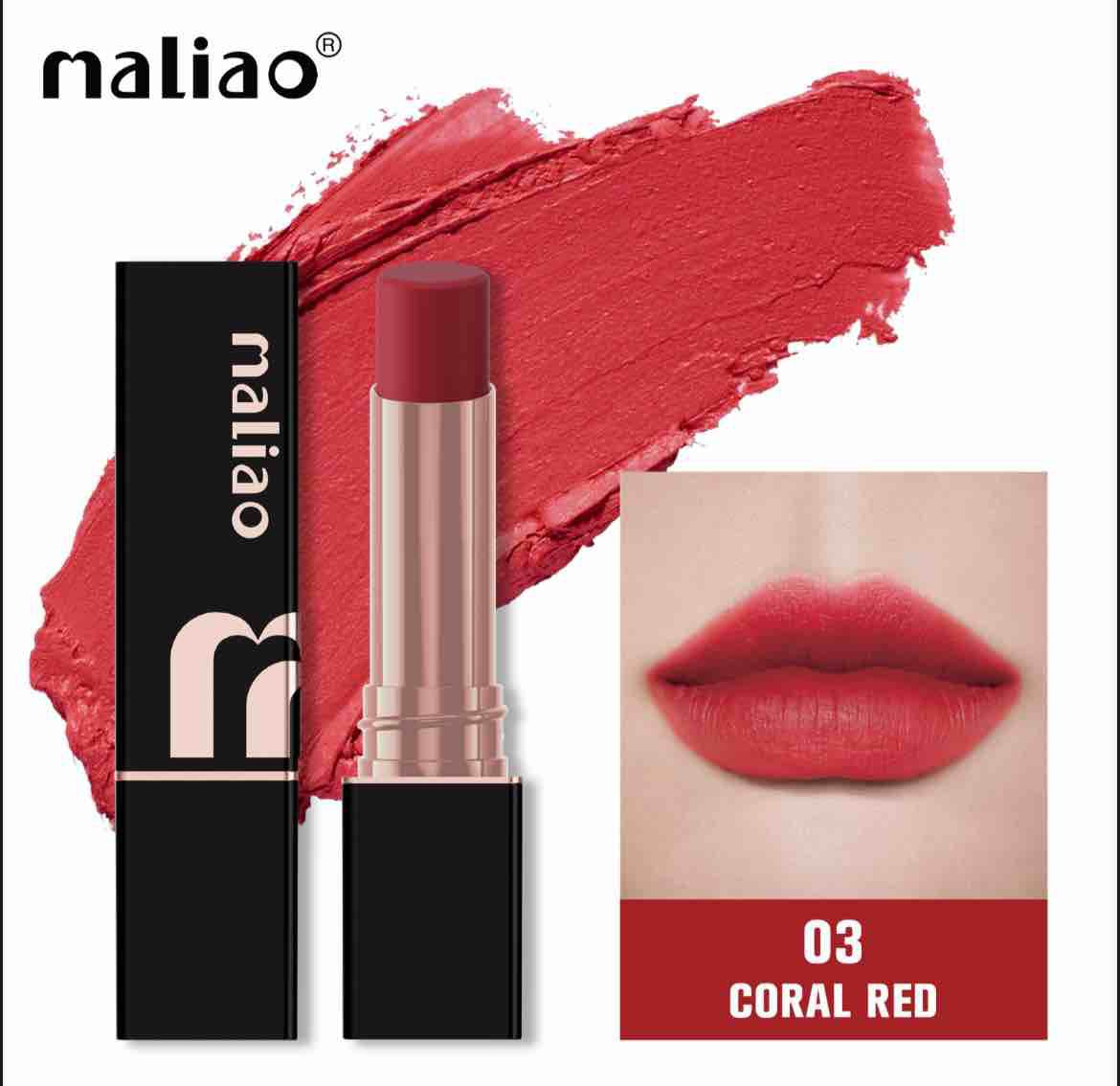 Maliao Super Non-Transfer Lipstick / Available in 24 Shades JZCosmetics.com