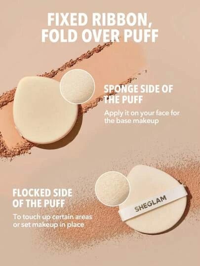 SHEGLAM Skin-Focus Full Coverage Powder Foundation | Smooth Matte Finish | Long-Lasting Oil Control Compact | 6 Shades Available JZCosmetics.com