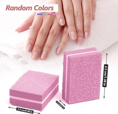 4Pcs Nail Buffer Set – Professional Nail Buffing Blocks | Nail Shaper, Smoother & Shiner for Natural & Acrylic Nails JZCosmetics.com