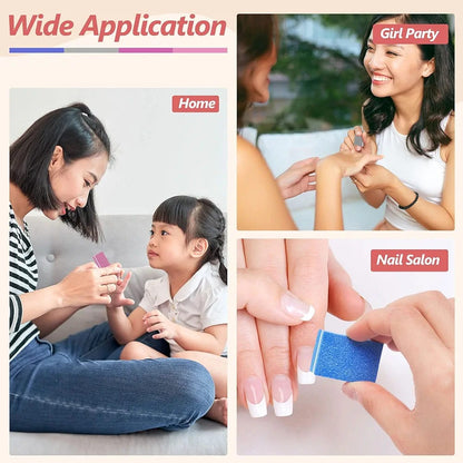 4Pcs Nail Buffer Set – Professional Nail Buffing Blocks | Nail Shaper, Smoother & Shiner for Natural & Acrylic Nails JZCosmetics.com