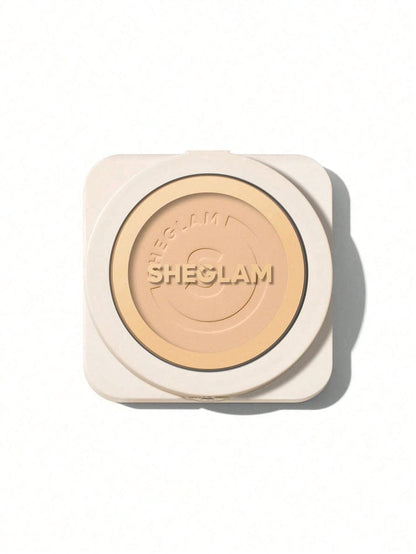 SHEGLAM Skin-Focus Full Coverage Powder Foundation | Smooth Matte Finish | Long-Lasting Oil Control Compact | 6 Shades Available JZCosmetics.com