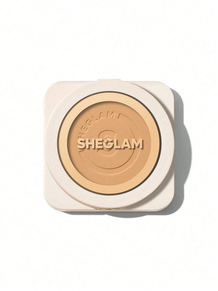 SHEGLAM Skin-Focus Full Coverage Powder Foundation | Smooth Matte Finish | Long-Lasting Oil Control Compact | 6 Shades Available JZCosmetics.com