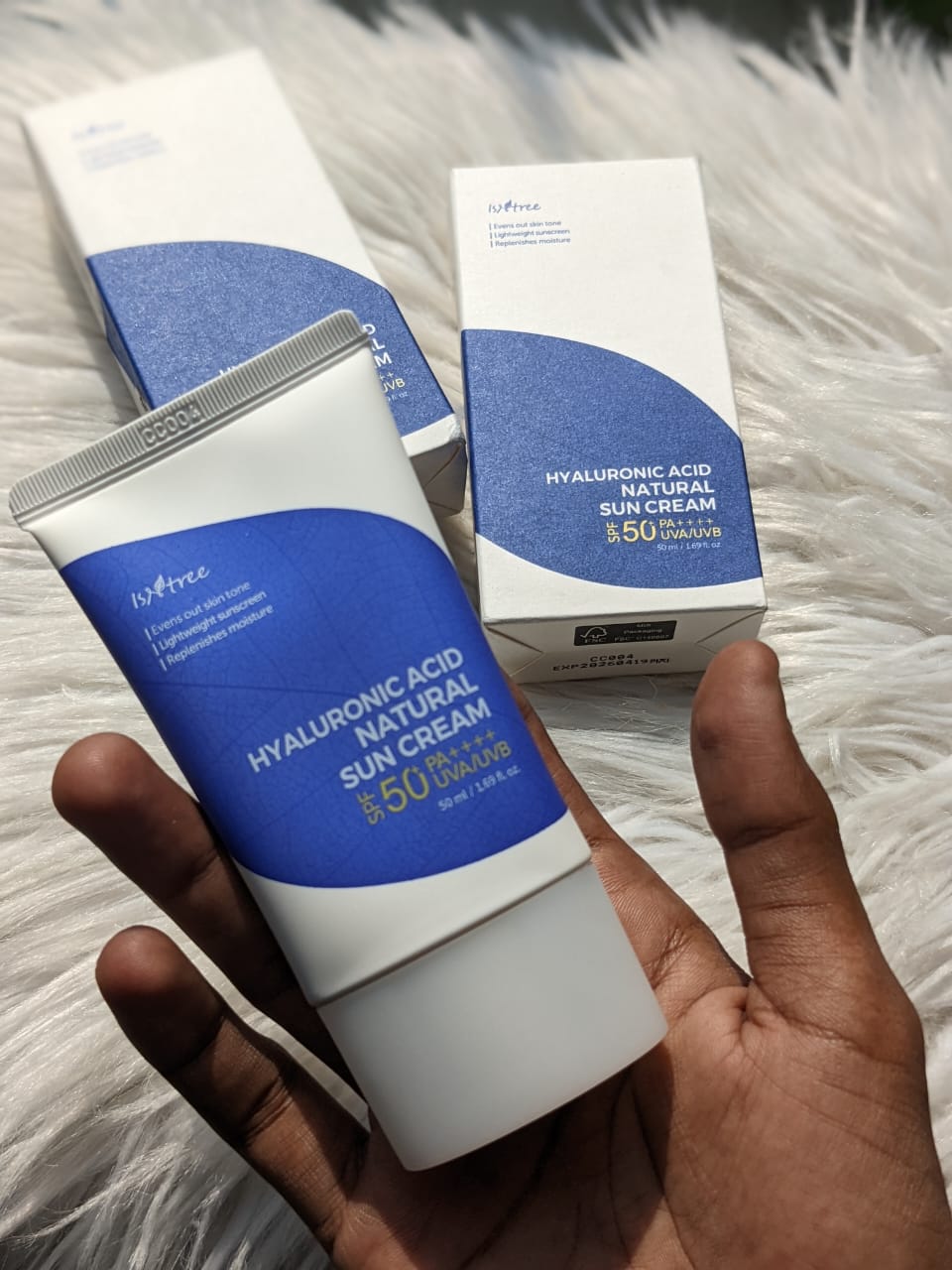 Hyaluronic Acid Natural Suncream SPF50 PA++++ 50ml  Lightweight Moisturizing UV Protection | Broad Spectrum | Made in Korea JZCosmetics.com