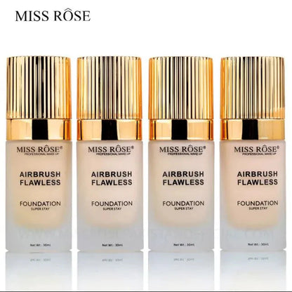 Miss Rose Airbrush Flawless Foundation – Smooth Full Coverage Makeup