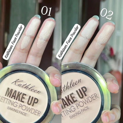 Kathleen Make Up Setting Powder – Baking Face – Oil Control & Long-Lasting Finish JZ Cosmetics