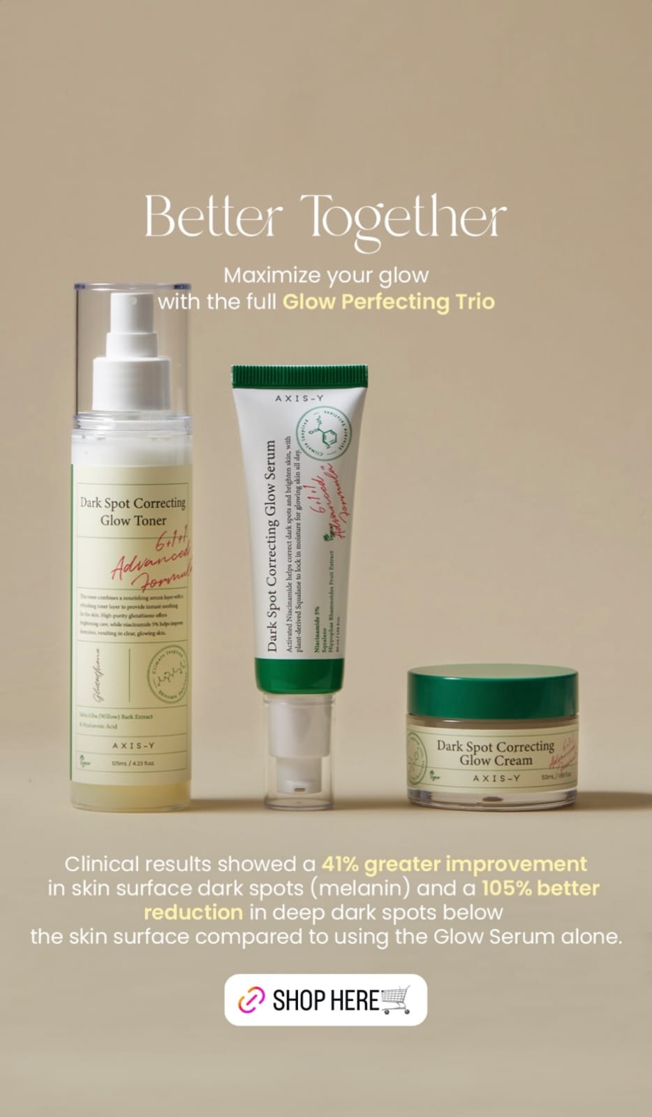 AXIS-Y Dark Spot Correcting Glow Toner 125ml JZCosmetics.com