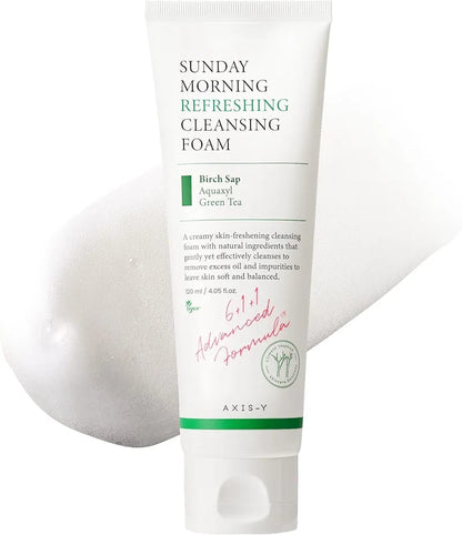 AXIS-Y Sunday Morning Refreshing Cleansing Foam 120ml JZCosmetics.com