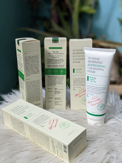 AXIS-Y Sunday Morning Refreshing Cleansing Foam 120ml JZCosmetics.com