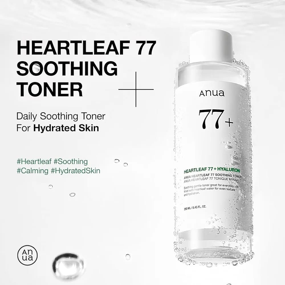 Anua Heartleaf 77% Soothing Toner 250ml JZCosmetics.com