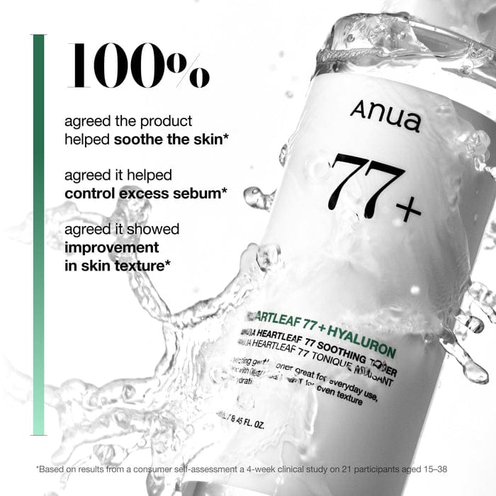 Anua Heartleaf 77% Soothing Toner 250ml JZCosmetics.com