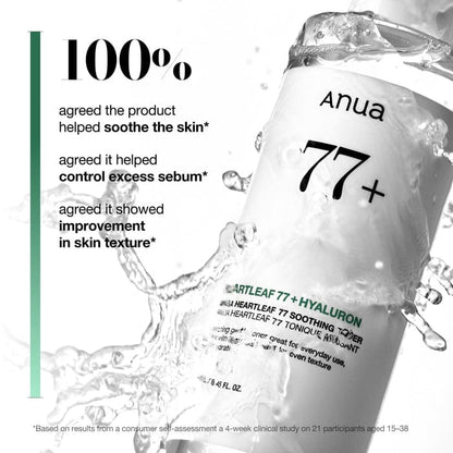 Anua Heartleaf 77% Soothing Toner 250ml JZCosmetics.com