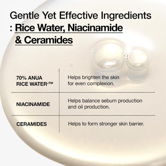 Anua Rice 70 Glow Milky Toner 250ml JZCosmetics.com