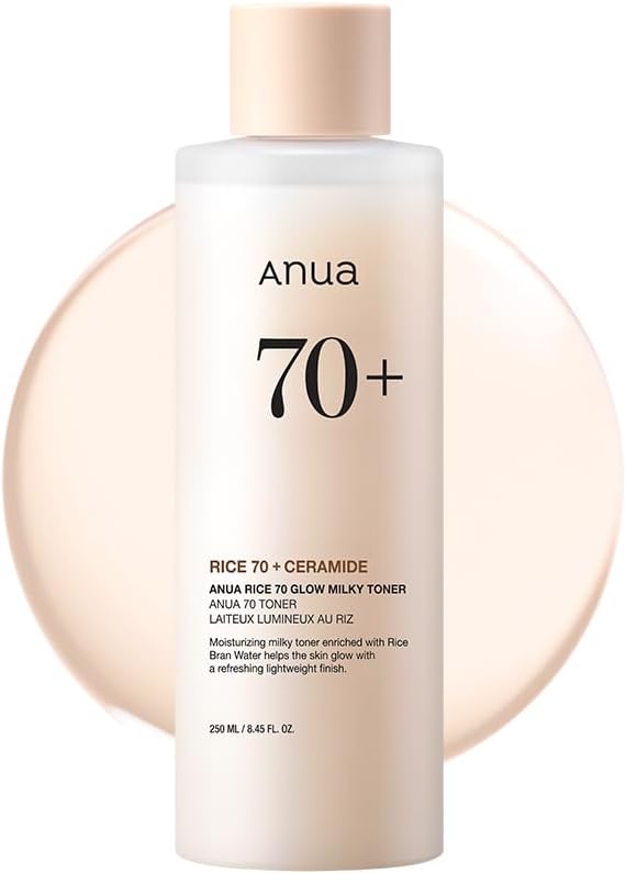 Anua Rice 70 Glow Milky Toner 250ml JZCosmetics.com
