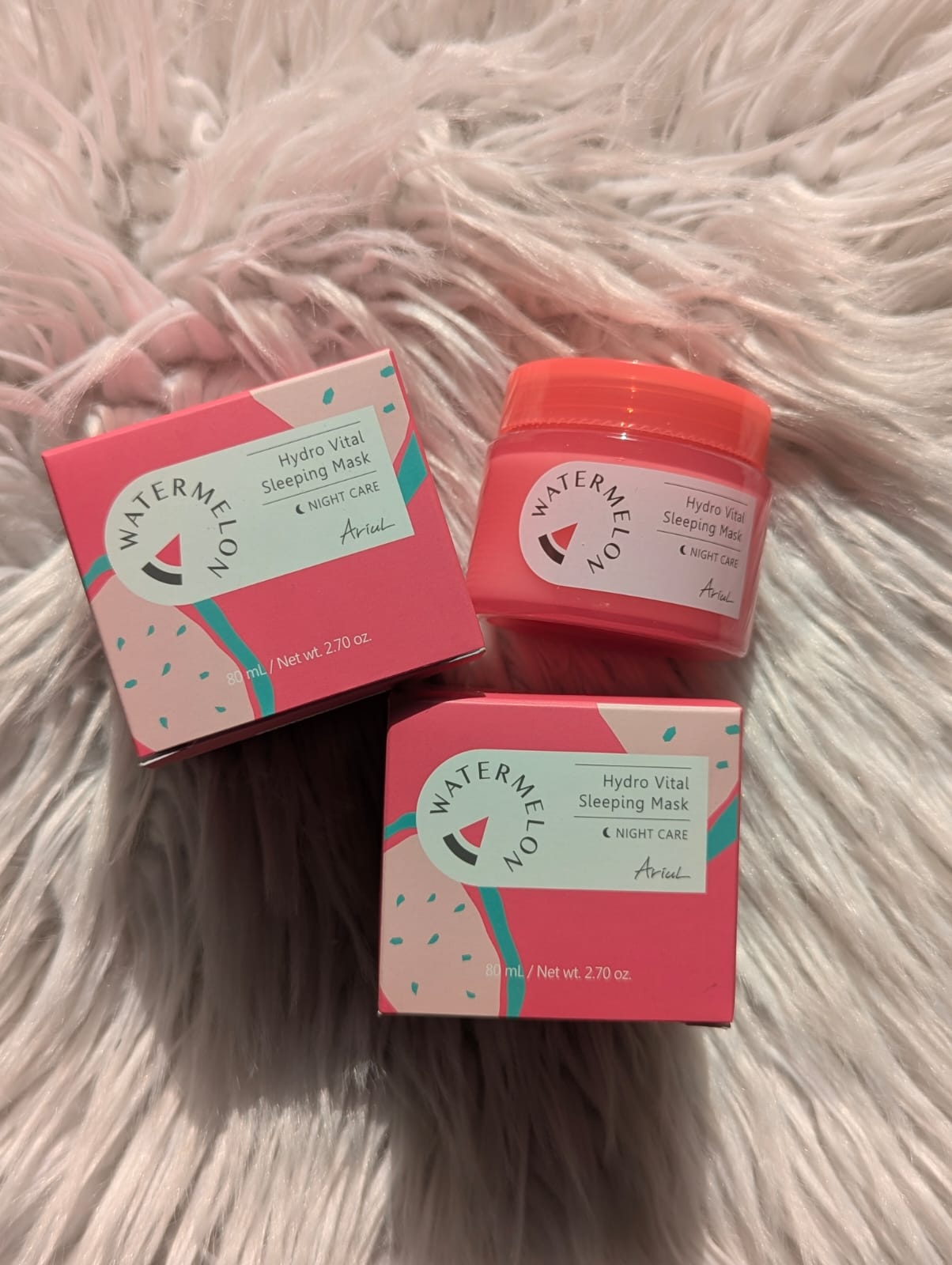 Ariul Watermelon Hydro Vital Sleeping Mask 80ml – Deep Hydrating Overnight Face Mask JZCosmetics.com