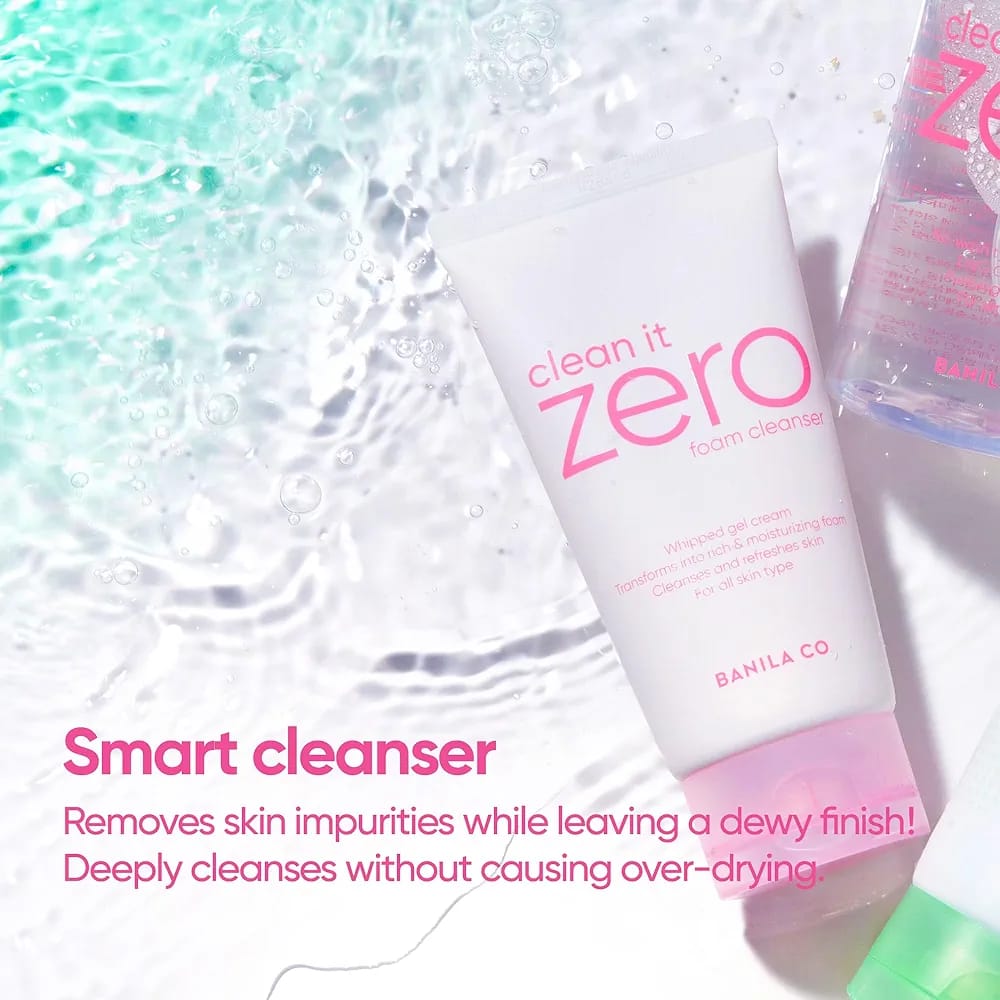 Banila Co Clean It Zero Foam Cleanser 150ml – Deep Cleansing & Brightening Face Wash JZCosmetics.com