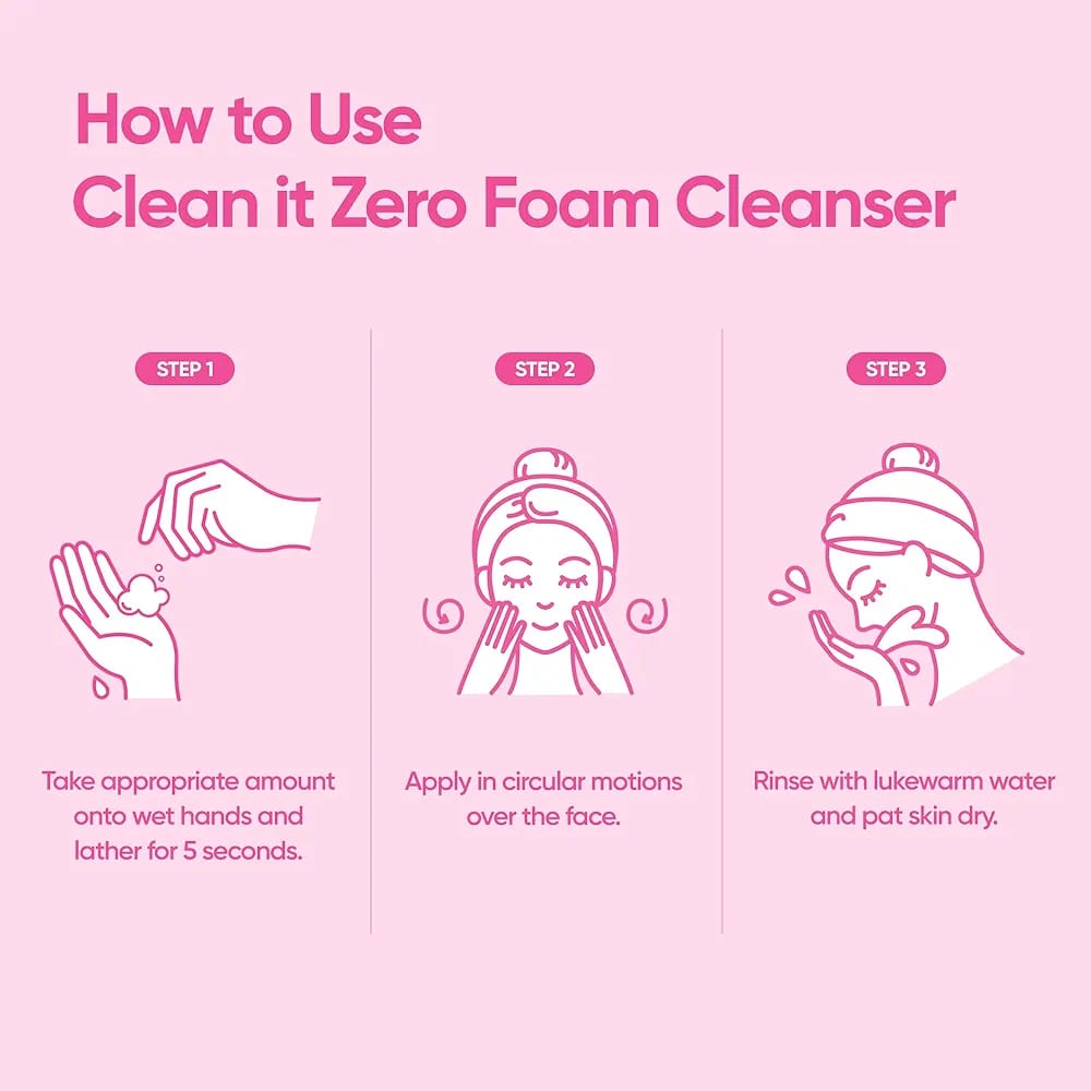 Banila Co Clean It Zero Foam Cleanser 150ml – Deep Cleansing & Brightening Face Wash JZCosmetics.com