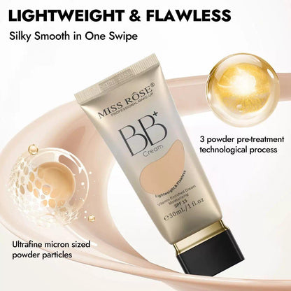 MISS ROSE BB Cream | Lightweight Natural Coverage Foundation Cream JZCosmetics.com