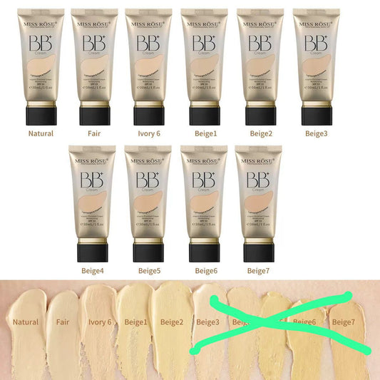 MISS ROSE BB Cream | Lightweight Natural Coverage Foundation Cream JZCosmetics.com