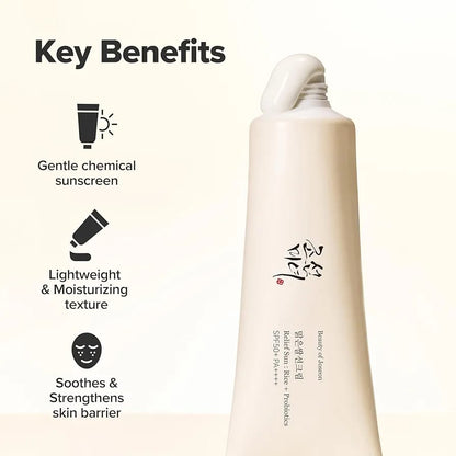 Beauty Of Joseon Relief Sun Rice + Probiotics SPF50+ PA++++ 50ml JZCosmetics.com
