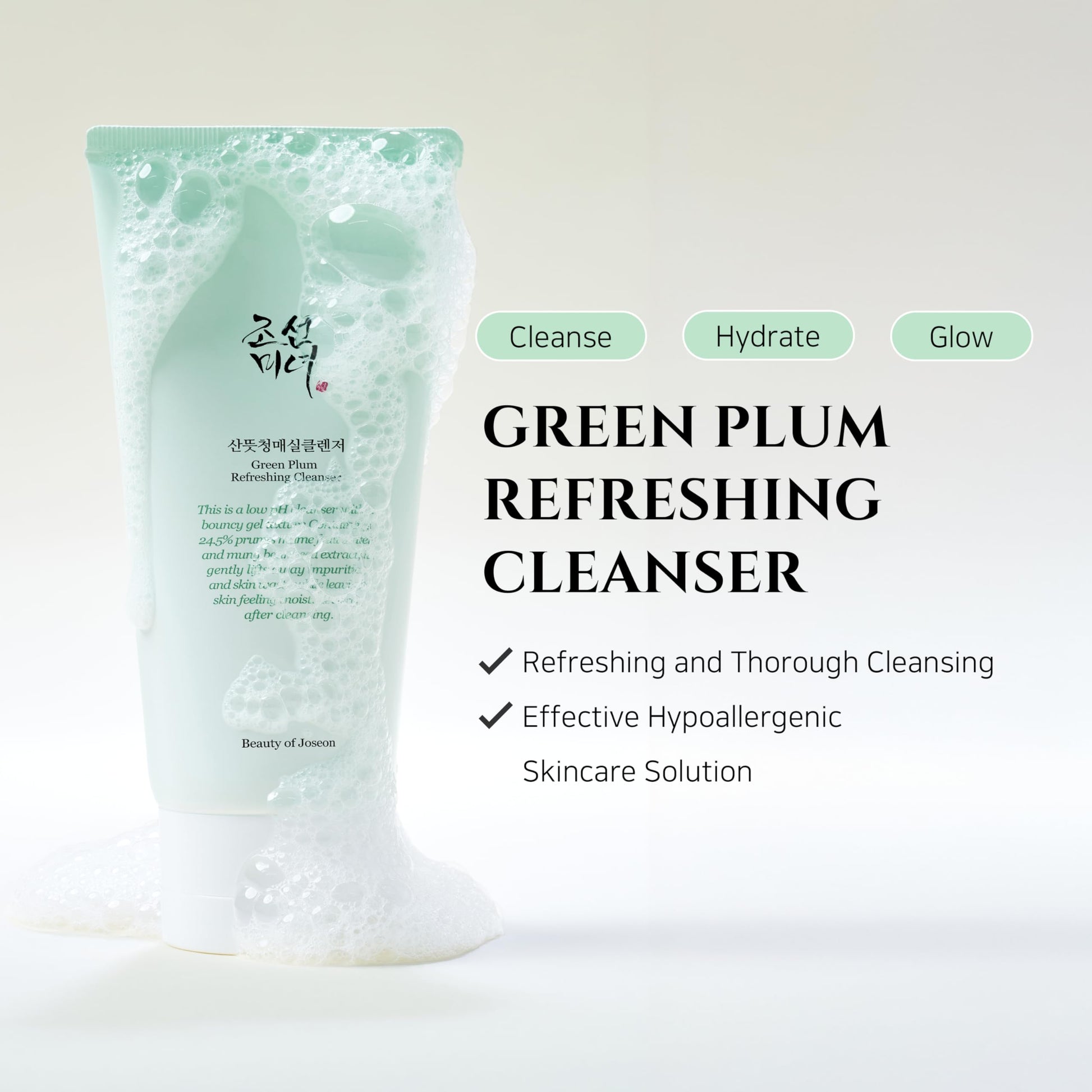 Beauty of Joseon Green Plum Refreshing Cleanser 100ml JZCosmetics.com