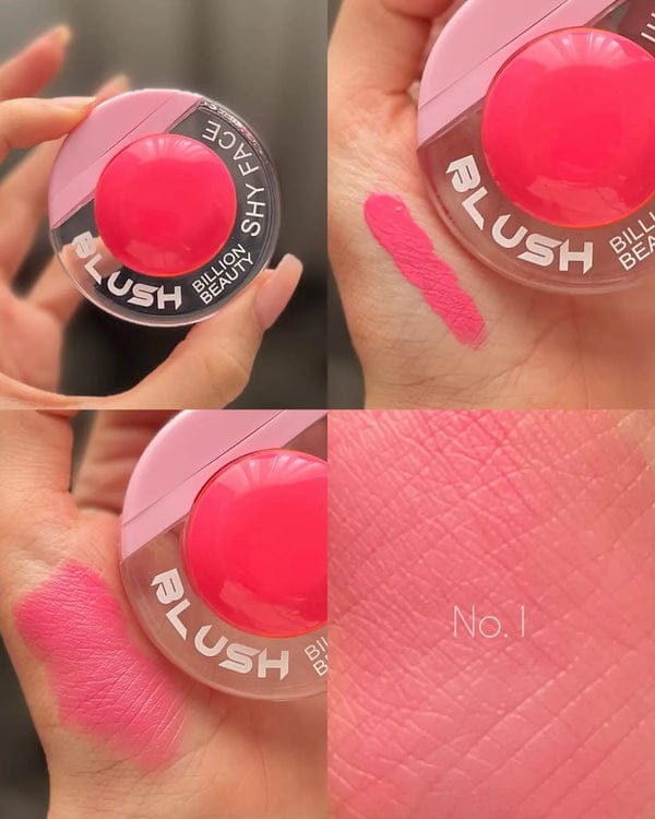 Billion Beauty 4pcs Liquid Blush Set | Dewy Glow, Long-Lasting Tint & Ultra-Blendable Cream Blusher Collection JZCosmetics.com