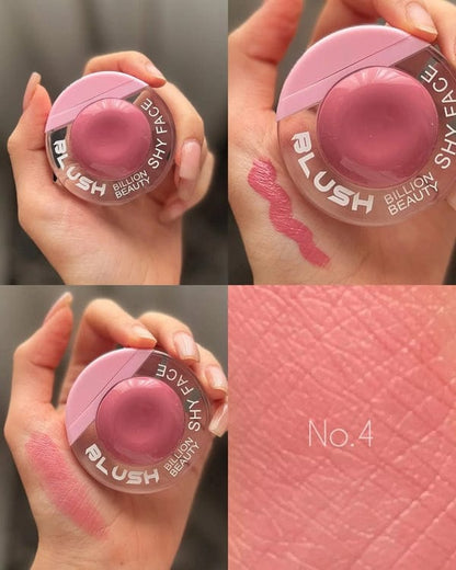 Billion Beauty 4pcs Liquid Blush Set | Dewy Glow, Long-Lasting Tint & Ultra-Blendable Cream Blusher Collection JZCosmetics.com