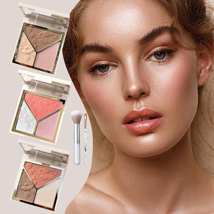 Blush + Highlighter + Contour 3-in-1 Palette – All-in-One Face Sculpting JZCosmetics.com