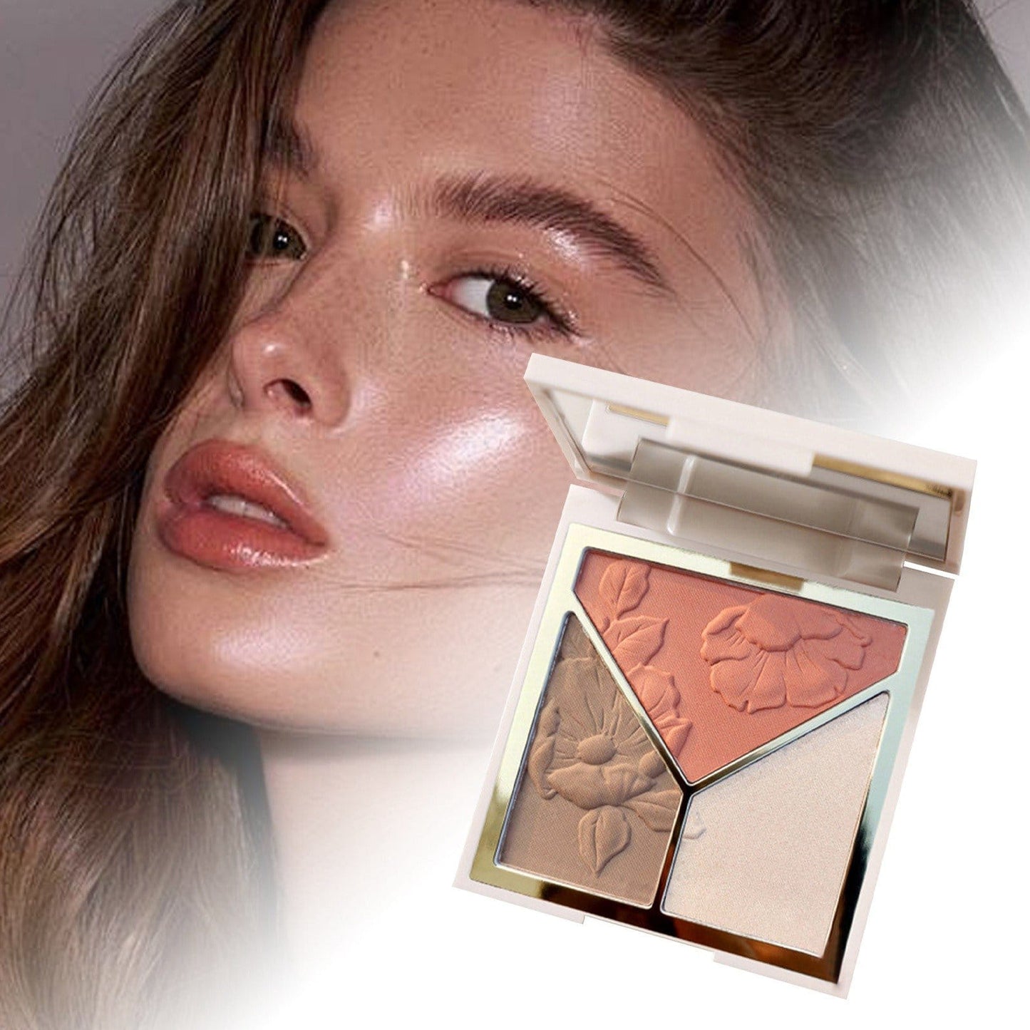 Blush + Highlighter + Contour 3-in-1 Palette – All-in-One Face Sculpting JZCosmetics.com