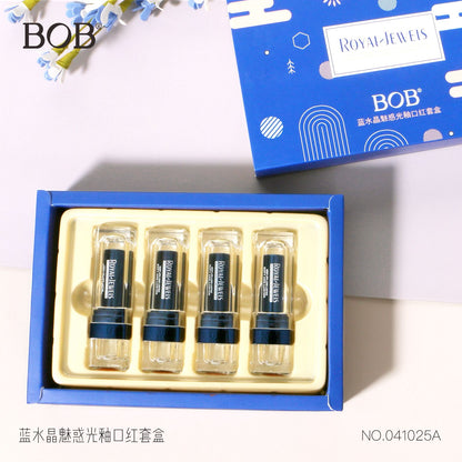 Bob Royal Jewels 4 Pcs Lipstick Set – Luxury Matte Lipstick Collection JZCosmetics.com