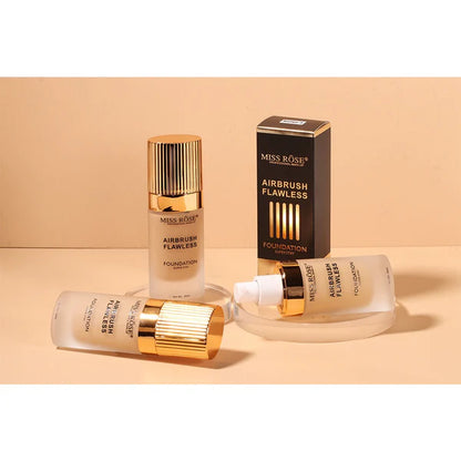 Miss Rose Airbrush Flawless Foundation – Smooth Full Coverage Makeup